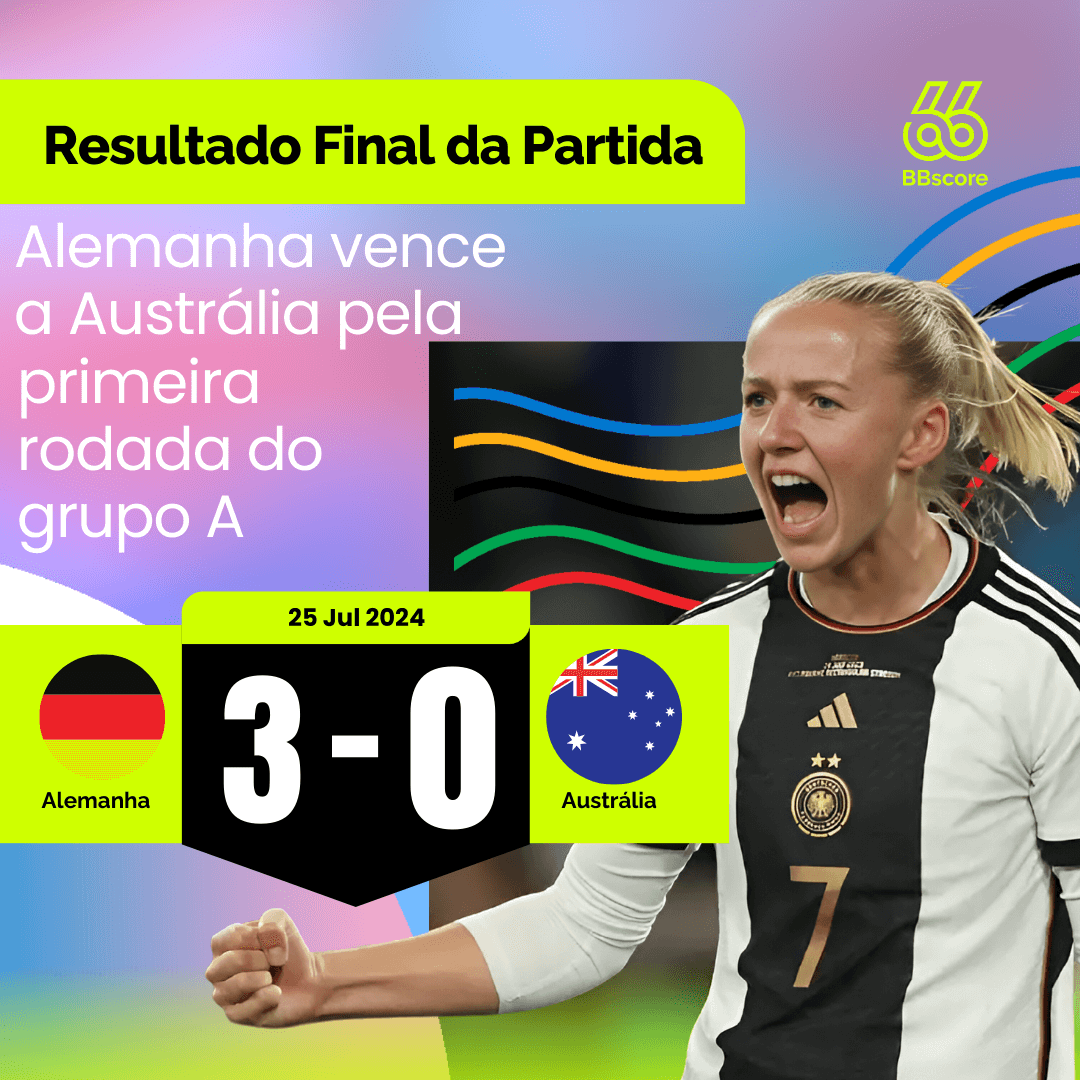 Germany Dominates Australia in Opening Match of Women's Soccer Group B at Paris Olympics