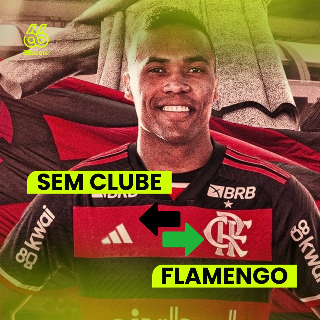 Flamengo announces the signing of Alex Sandro.