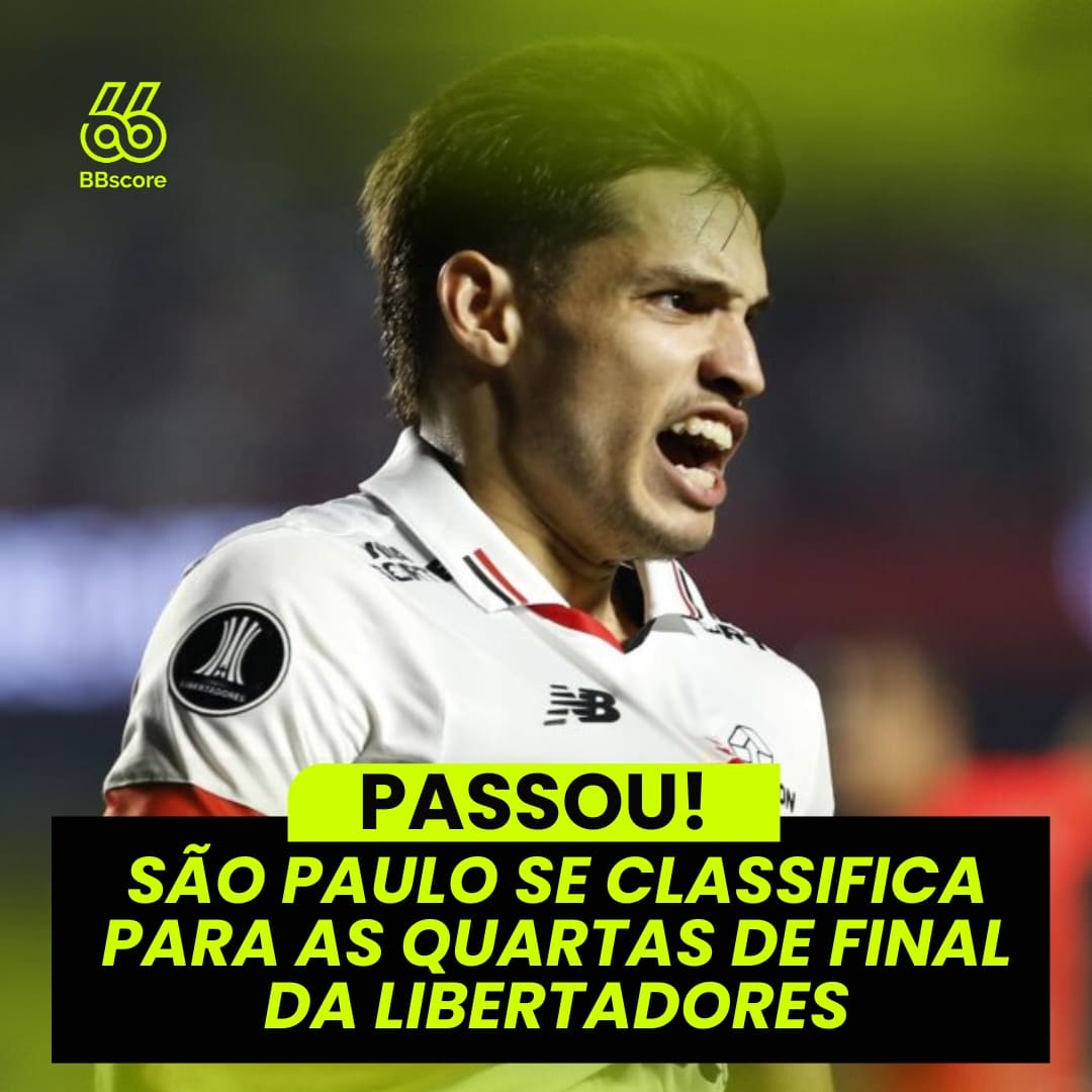 São Paulo vence o Nacional e se classifica para as quartas da Libertadores