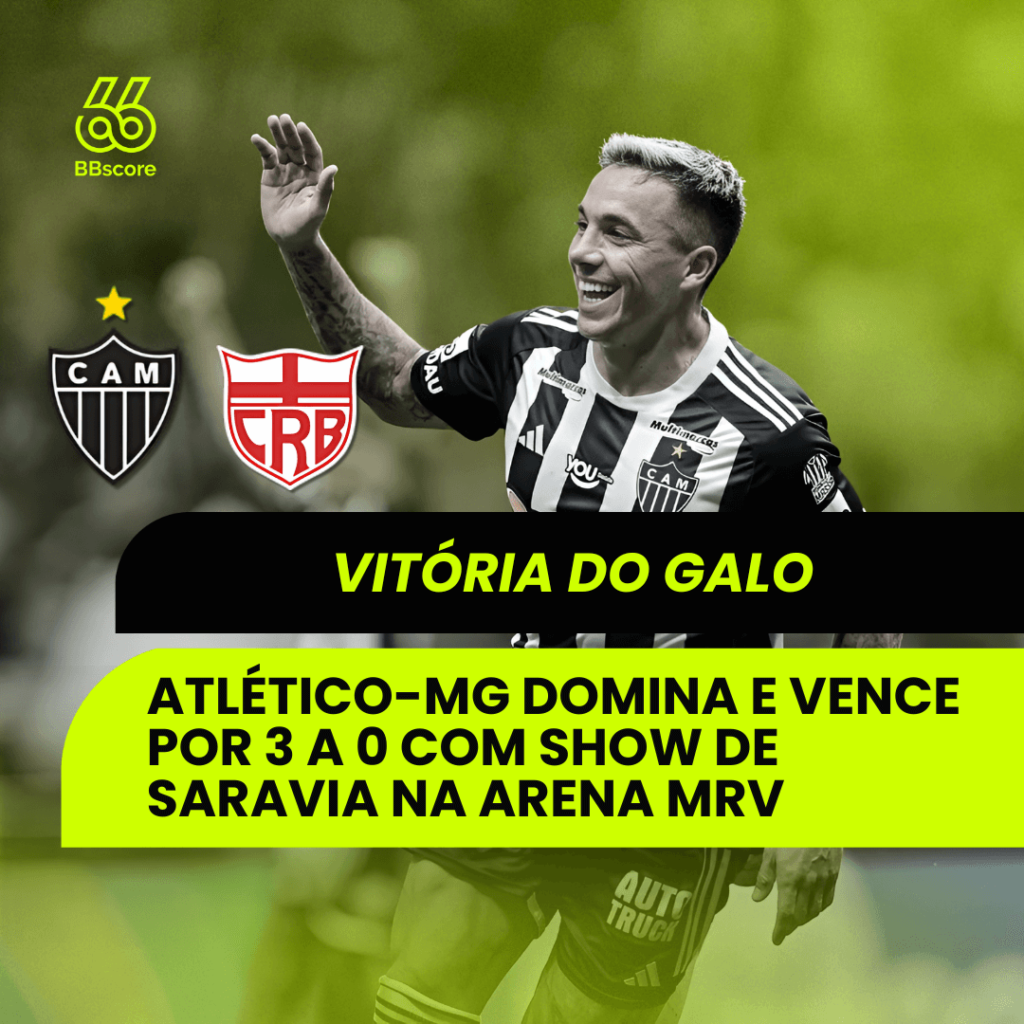 Atlético-MG Crushes CRB and Advances to the Copa do Brasil Quarterfinals