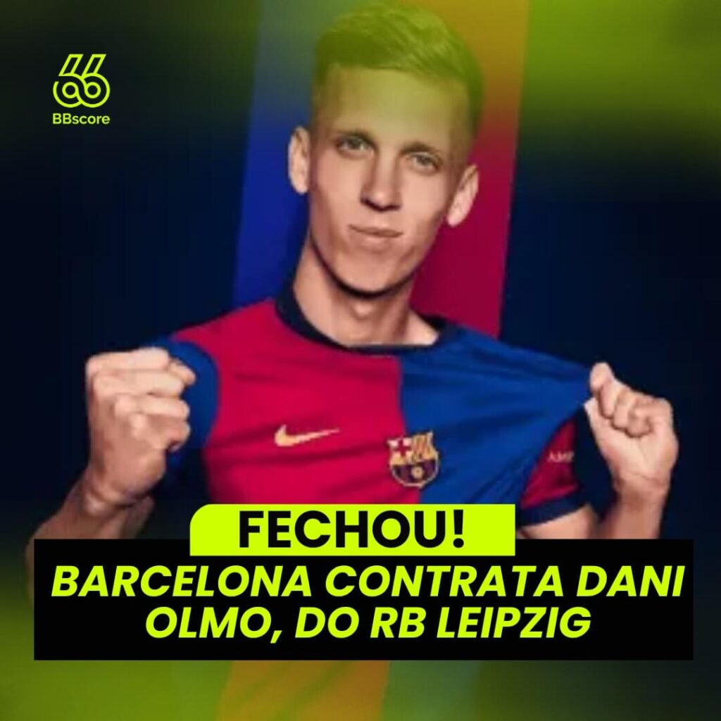 Barcelona contrata o meia espanhol Dani Olmo