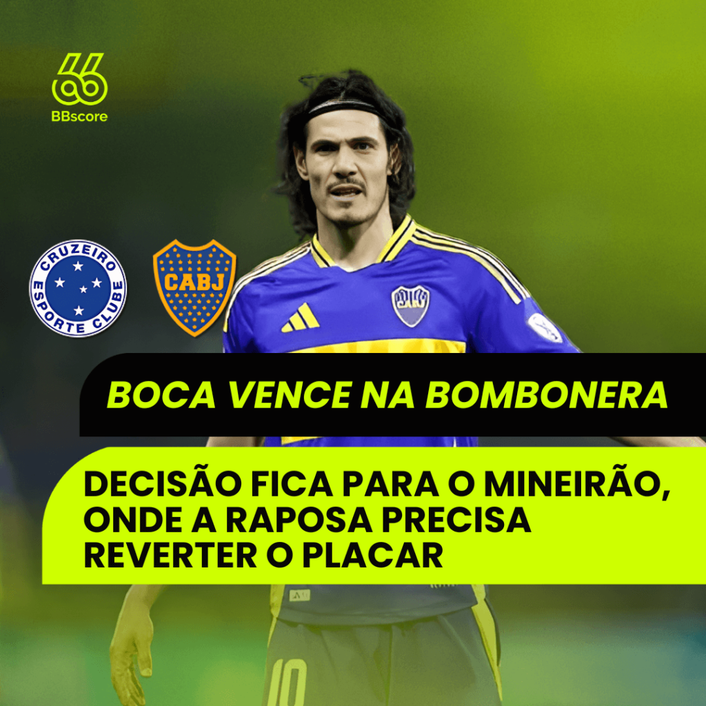 Boca Juniors Beats Cruzeiro and Takes Advantage for the Return Leg in the South American Cup