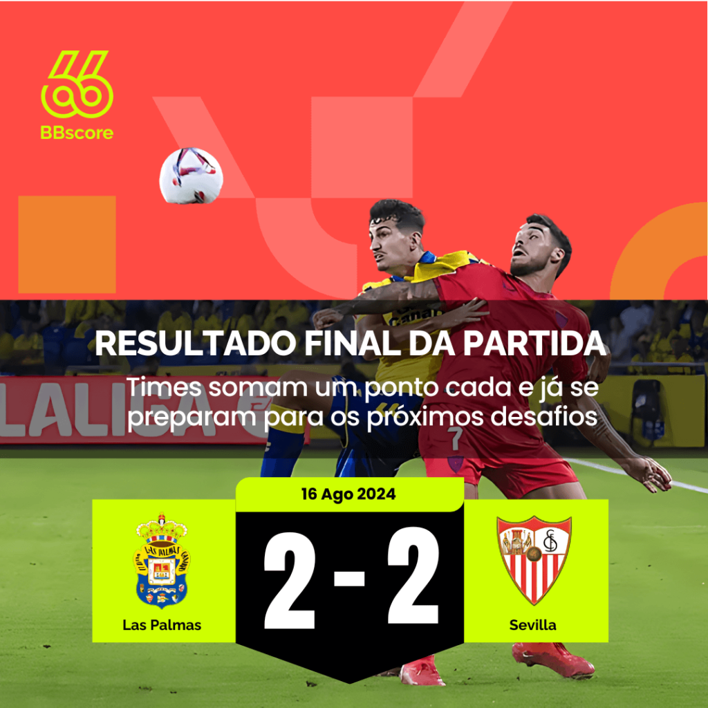 Las Palmas e Sevilla empatam em na primeira rodada da La Liga 2024/25