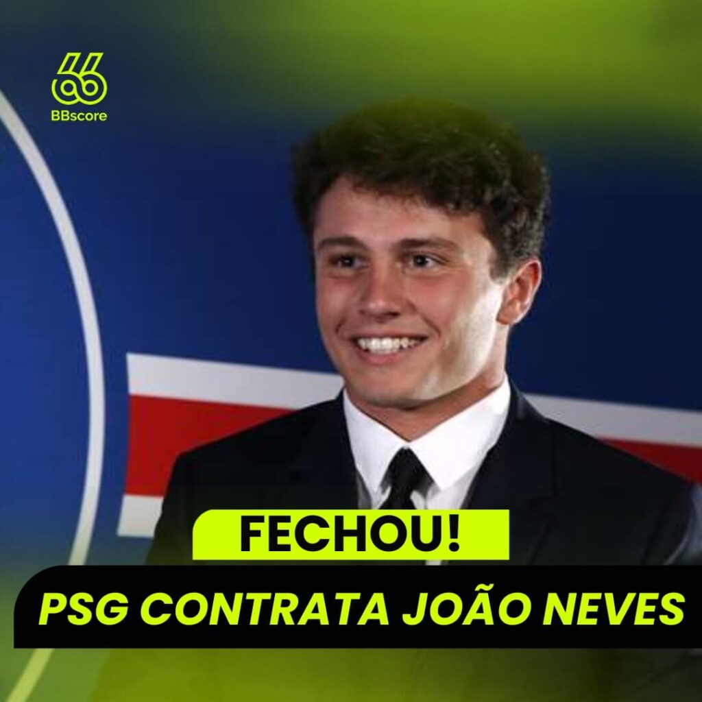 PSG Signs Portuguese Midfielder João Neves