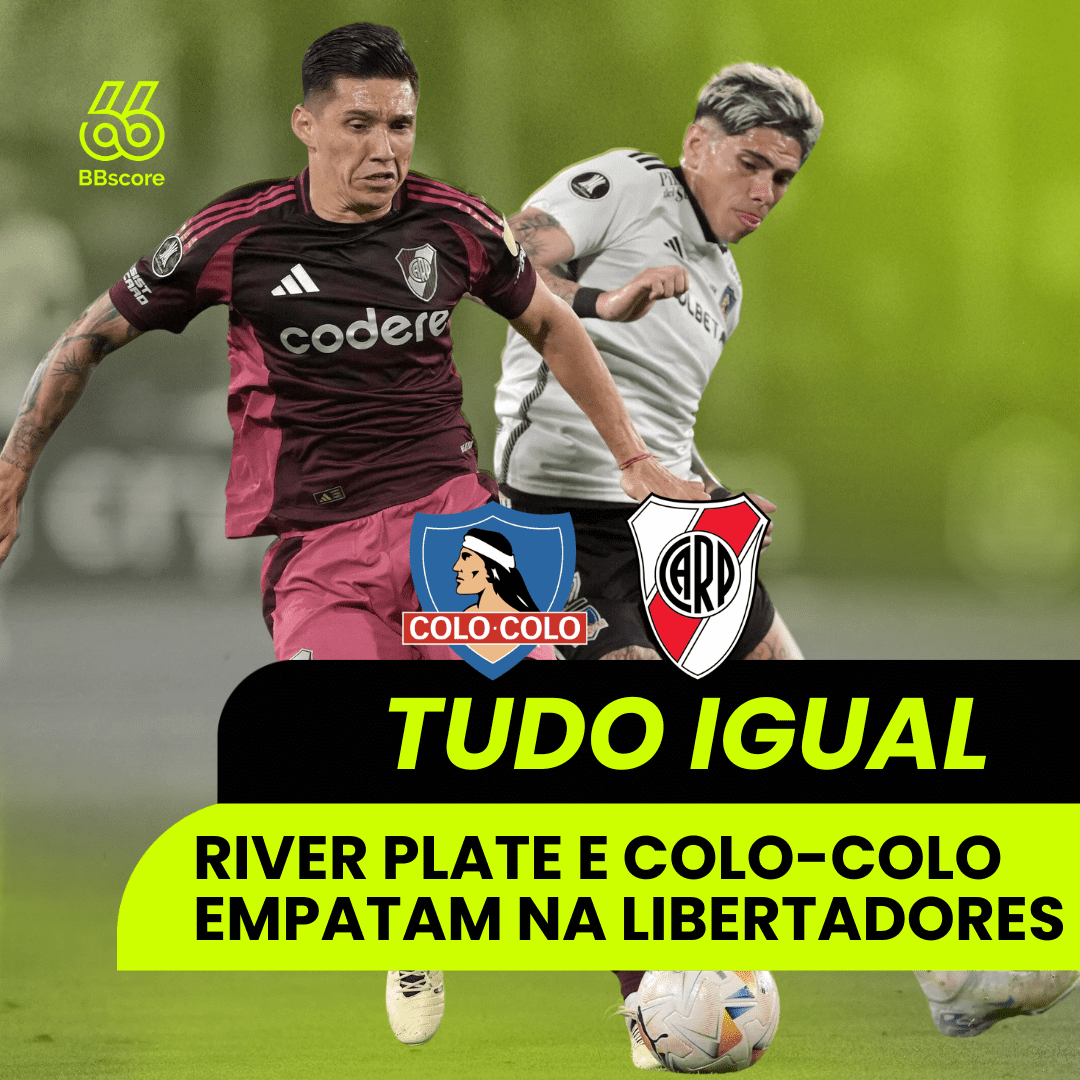 Colo Colo and River Plate draw in the first leg of the Libertadores quarterfinals.