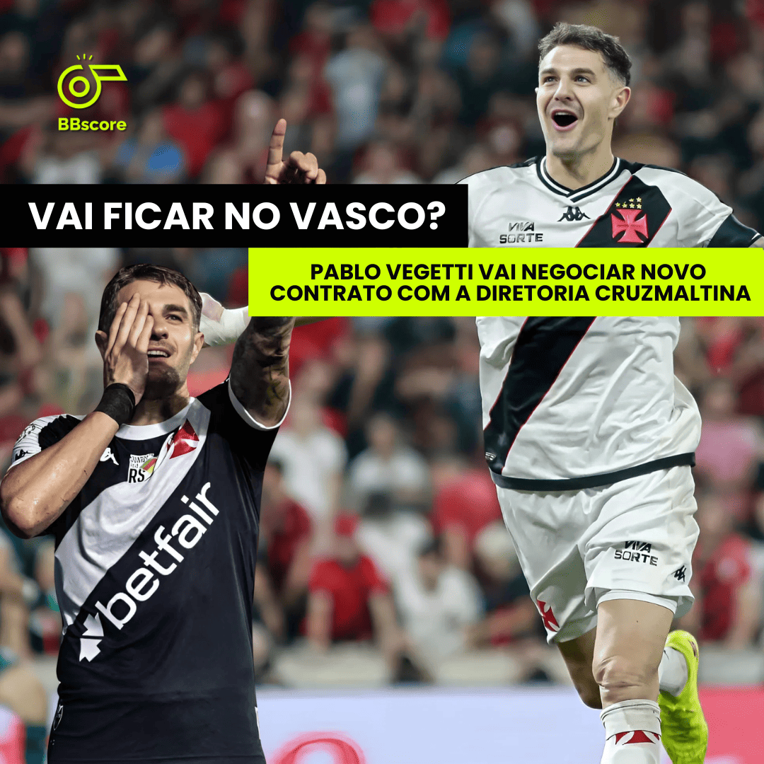 Vasco and Vegetti will negotiate contract renewal after the Brazilian Championship ends.