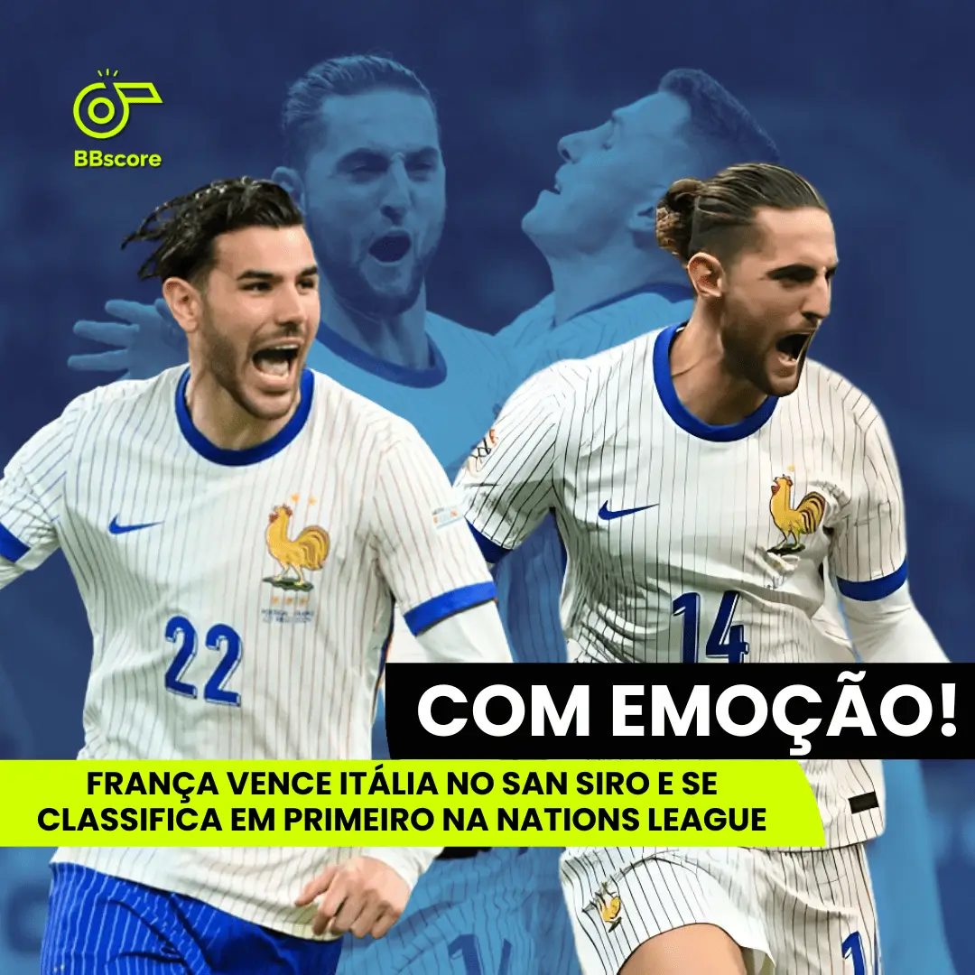 Em clássico pela Nations League, França vence Itália e assume a ponta