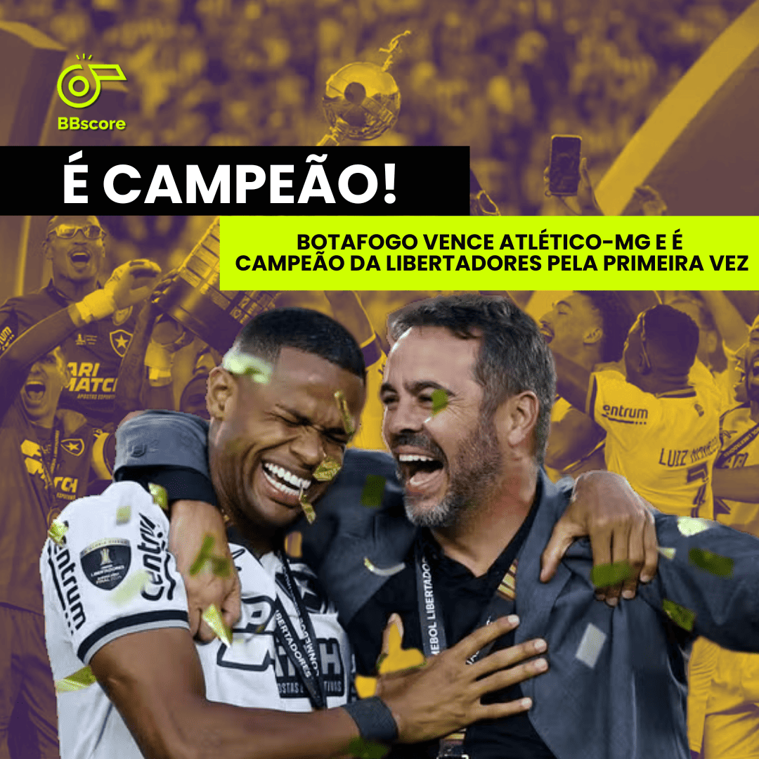 Botafogo is the Libertadores champion for the first time in its history.