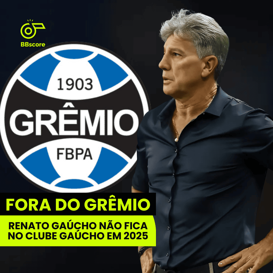 The movements have started: Renato Gaúcho is no longer the coach of Grêmio.