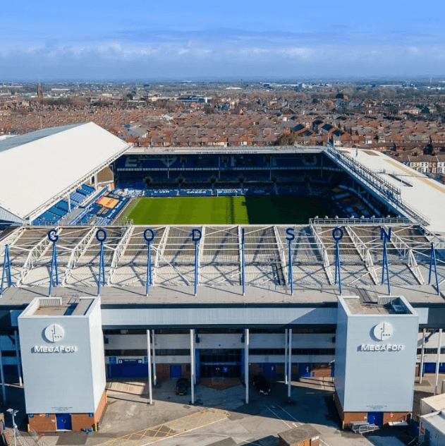 Liverpool and Everton play the last Merseyside derby at Goodison Park