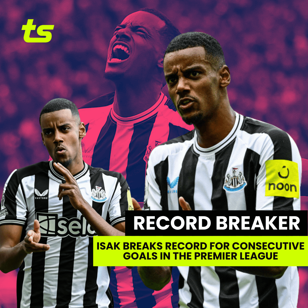 Alexander Isak leads Newcastle and breaks Premier League record