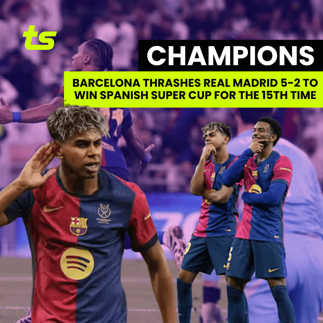 Barcelona dominates Real Madrid as Raphinha shines to win Super Cup