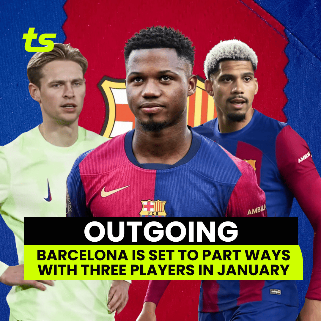 Barcelona prepares to offload three players in January; see the list