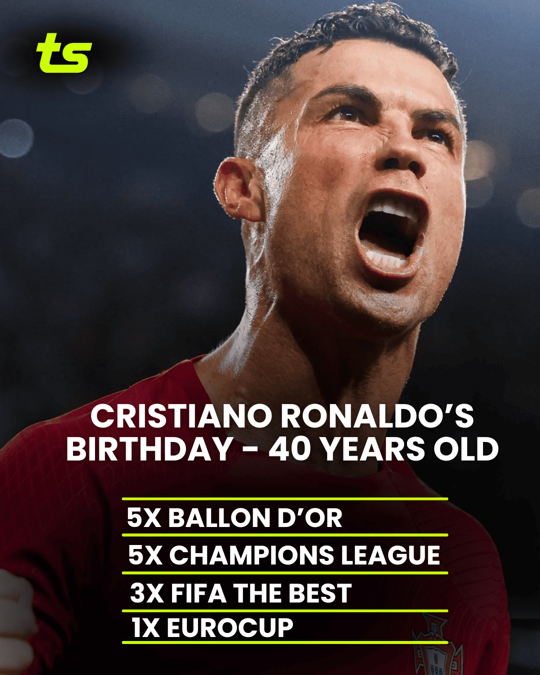 40 years of a legend: Cristiano Ronaldo celebrates his birthday