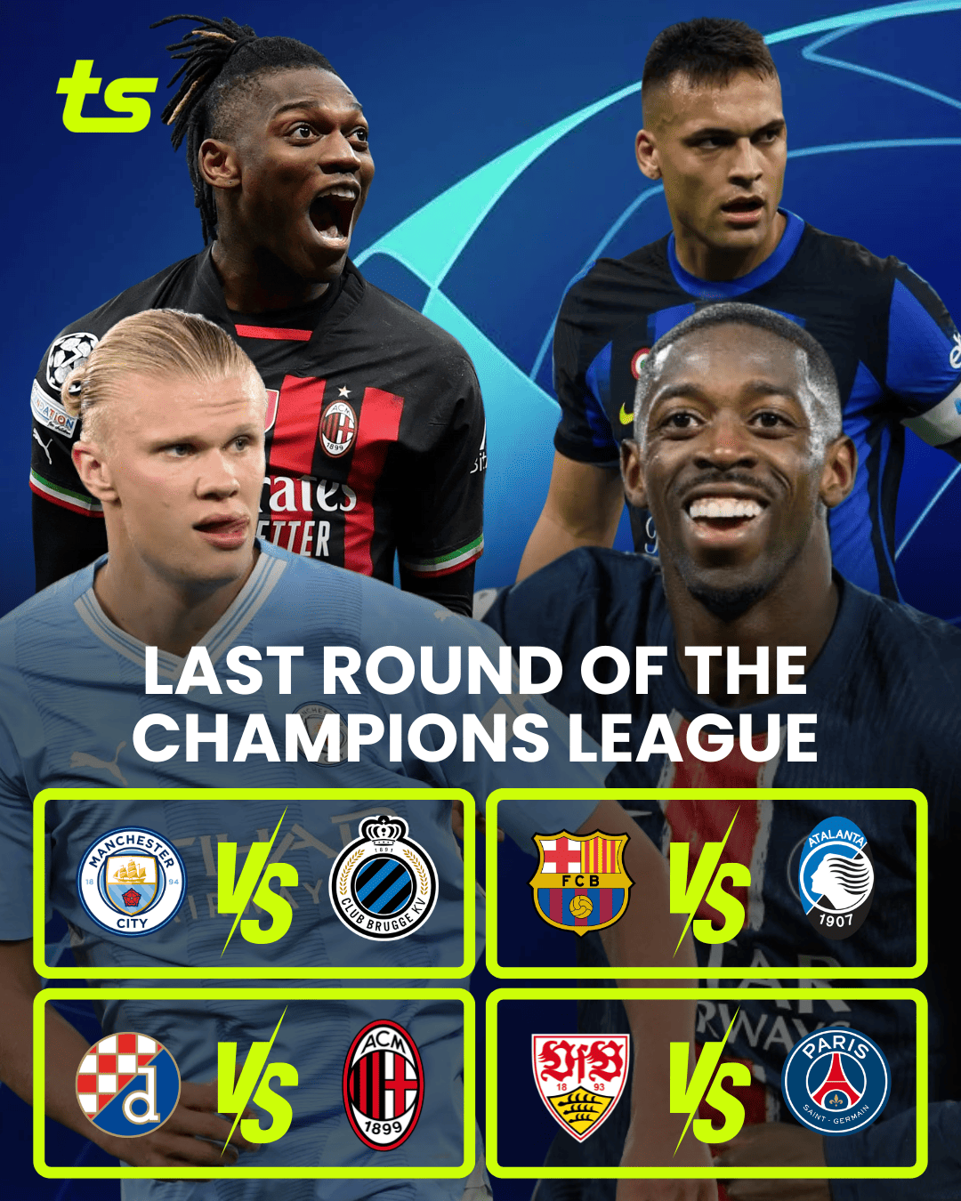 Champions League: final round of group stage takes place this week