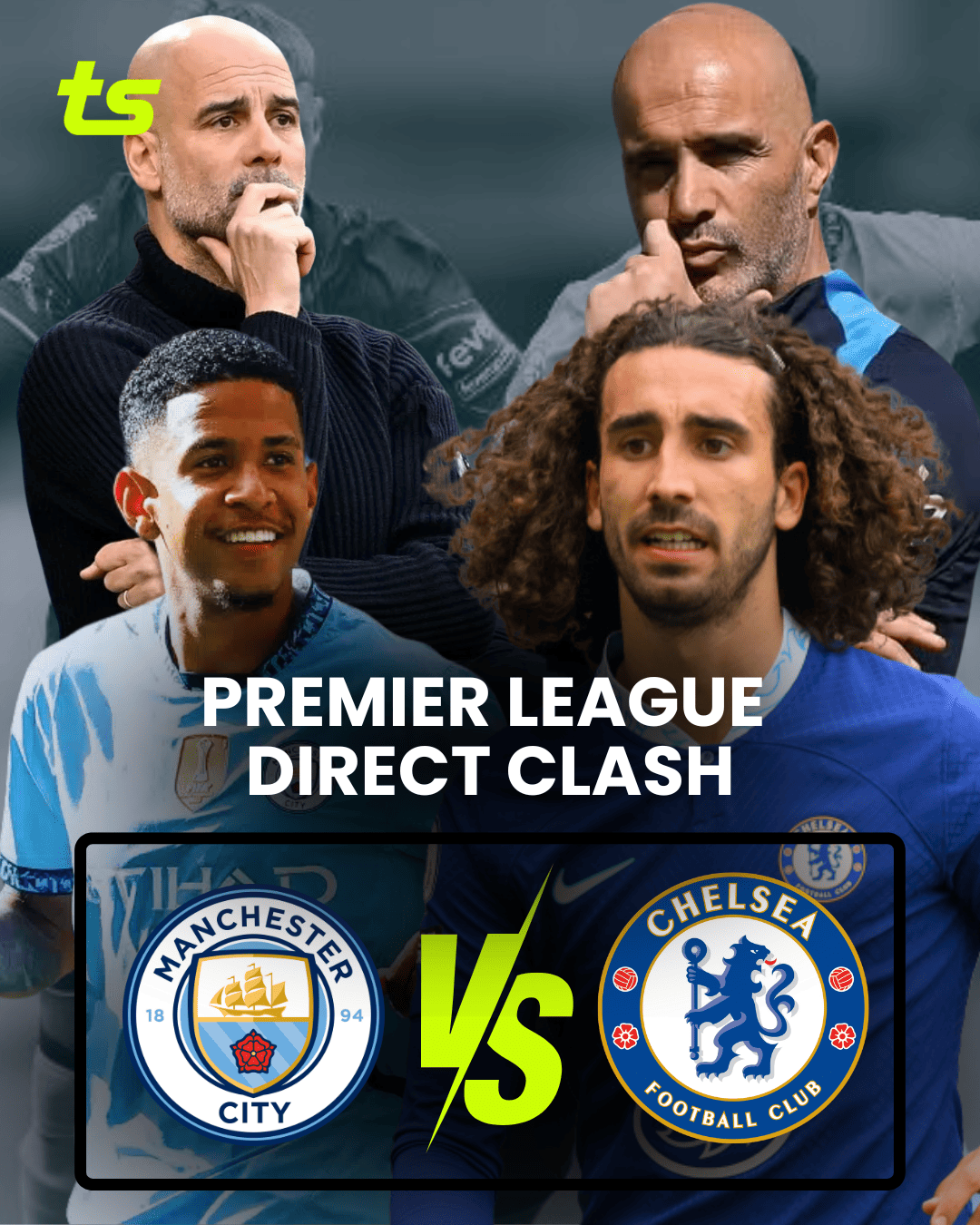 Manchester City and Chelsea face off in crucial Premier League clash