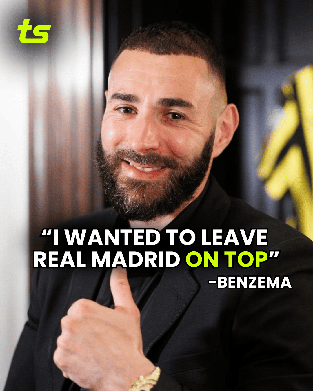 Benzema talks about his departure from Real Madrid