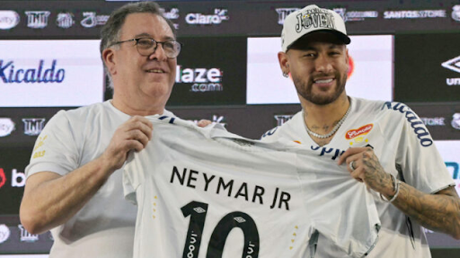 Neymar renews with Santos until the end of 2025