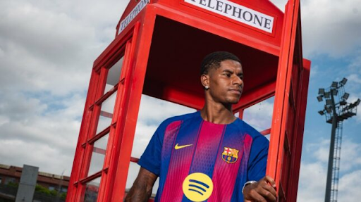 Barcelona announce the signing of Marcus Rashford from Manchester United